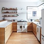 cozinha com piso vinílico